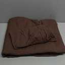 Brown Duvet Cover King Size Solid Mocha Coffee Color Bedding Duvet Cover 3 Pieces Minimalist Soft Microfiber Comforter Cover with Zipper Ties Gift for Men Women