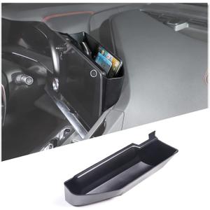 Center Console Storage Box Compatible with Chevrolet Corvette C8 2020-2025, ABS Navigation Screen Rear Storage Tray Organizer, Auto Interior Accessories