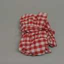 Tegeme Red Gingham Table Runner 12''x71'' Cotton Ruffle Checkered Plaid Tables Runner Farmhouse Gingham Tablecloth for Home Kitchen Dinner Party Table Decorations (Plaid), Classic