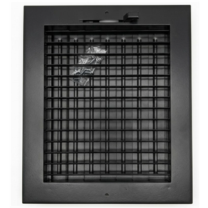 Ac Vent Cover Matte Black 12inX10in