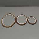 PATIKIL 4, 6, 7inch Embroidery Hoops Set, 3 Pieces Imitated Wood Octagonal Frame Cross Stitch Hoop Ring for Embroidery Art Craft Sewing Ornaments Hanging Decoration