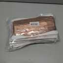 6 x Thicken Rose Gold Foil Fringe Curtains Decorations 3.2x8.2ft - 2 Pack, Photo Backdrop for Birthday Bachelorette Bridal Shower Baby Shower Graduation Party, Party Streams Decor