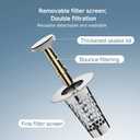 Bathroom Sink Drain Strainer Stopper - Universal Stainless Steel Strainer with Pop-Up Design Basket Hair Catcher for Sink Stopper Replacement (2PCS)