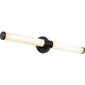 Kira Home Duo 24" Modern Integrated LED (20W) Vanity/Bathroom Light, Linear Design, 3000k Warm White Light, Black Finish