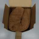 Kevin Textile 14x36 Inch Long Lumbar Cover 1 Pack Soft Boucle Textured Decorative Waterproof Rectangle Cushion Elegant Accent Pillows for Couch Sofa Chair Bed Home Decor Indoor Outdoor Brown