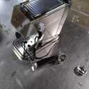 Espresso Machine with Steam Milk Frother, Adjustable Espresso Machine 20 Bar, Compact Espresso Maker for Latte & Cappuccino,Detachable Water Tank/Drip Tray (Stainless Steel)