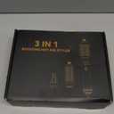 Hair Dryer Brush, 4 in 1 Rotating Round Hot Air Spin Brush Set Negative Ionic Professional Blow Dryer with Detachable Brush(2" & 1.5"), 3 Heats and 2 Speeds Rotating Blow Dryer Brush