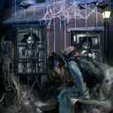 2 x Scary Halloween Curtains, 2 Pcs Creepy Halloween Windows Silhouette, Outside Blood Windows Decorations, Suitability Indoor Outdoor Horror Theme Party Window Decor