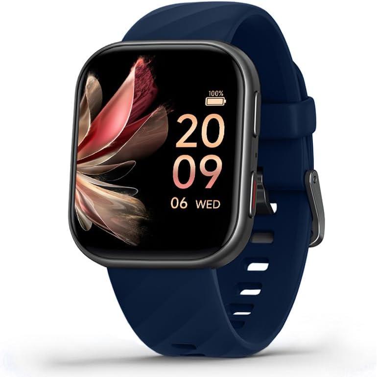 FITVII Health & Fitness Tracker (Answer/Make Calls), Smart Watch with 24/7 Heart Rate and Blood Pressure, Sleep Tracking, Blood Oxygen Monitor, 120+ Sport Mode Activity Tracker for Women Men (Blue)