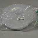 Plant Saucer 6 Pack of 12 inch, Clear Plastic Flower Plant Pot Saucer, Heavy Duty Plant Drip Trays Saucers for Indoor, Plant Water Tray for Planters