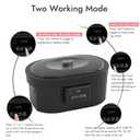 Paraffin Wax Machine for Hand and Feet, Waxkiss 5000ml Paraffin Bath with Lavender Paraffin Wax Warmer for Professional Spa & Arthritis Treatment At Home (Black)