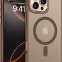 BENTOBEN for iPhone 16 Pro Case [Compatible with Magsafe] Magnetic Matte Phone Case iPhone 16 Pro Translucent Slim Shockproof Women Men Protective Cover Cases for iPhone 16 Pro 6.3", Desert Titanium