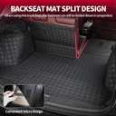 Cargo Liner backrest mat fit for 2022-2026 Jeep Wagoneer