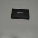 Weekly Pill Organizer 1 Time a Day  Travel Pill Case 7 Day, Small Pill Box 8 Compartments Push Open, with Color Slots, Medicine Organizer for Fish Oil, Vitamins, with Wrist Lanyard, BPA Free, Black