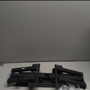 WALI TV Wall Mount for 32-55 inch Flat/Curved TVs, Full Motion Articulating Arm Corner TV Mount for LED,LCD,OLED Screens up to 77lbs, VESA 400x400mm (FTM-1), Black