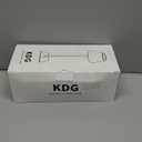 KDG 2 Pack Cordless Table Lamp, Portable LED Desk Lamps, 5000mAh Battery Operated, 3 Color Stepless Dimming Up, for Restaurant, Bedroom, Outdoor Camping, Coffee Shop, Night Light, Rechargeable (Black)