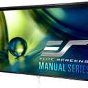 Elite Screens Manual Series, 80-INCH Pull Down Manual Projector Screen with AUTO LOCK, Movie Home Theater 8K / 4K Ultra HD 3D Ready, M80UWH, 16:9, Black