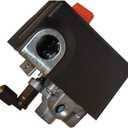 CW219300AV Pressure Switch For Campbell Hausfeld Air Compressor 120/155 PSI 26Amps With 0-200 psi Gauge