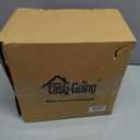 Easy-Going Full/Queen Size Reversible Quilt Set with 1 Quilt and 2 Pillow Shams, Soft Bed Quilt Cover, Water Resistant Lightweight Bedspread, Stain Resistant, Navy/Ivory