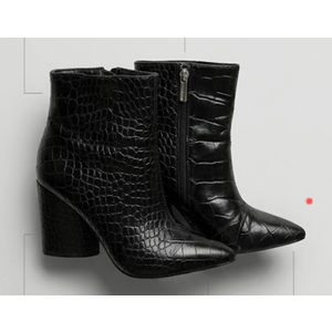 Womens Black Knee High Boots Retro Chunky Heel Pointed Toe Pull On Classic Knee High Boots for Women Girls Ladies Retro Tall Boot Winter Fall Fashion Boot Black Size 8.5