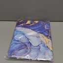 Feams for iPad A16 11th Generation 11 Inch Case 2025, iPad 10th Generation 10.9 Inch 2022, Slim Clear Back Cover with Pencil Holder & Auto Sleep, Blue Marble