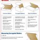 BOX USA 17" Deluxe Shipping Boxes 17 1/8"L x 11 1/8"W x 4"H, 50-Pack - White Box Mailers for Packaging, Storage, Gifts or Bulk Business Orders