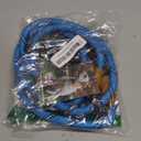 lynxking Slip Lead Dog Leash Reflective, Heavy Duty Comfortable Strong Rope Leash for Large Medium Small Dogs No Pull Training (Light Blue, Large 1/2in x 6ft-Slip Lead)