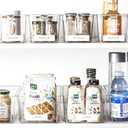 BINO | Clear Storage Organizer, Medium | THE HOLDER COLLECTION | Clear Containers for Organizing with Built-in Handles | Pantry Organization and Storage | Fridge Organizer | Smart Bin Cabinet