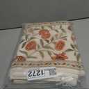ISAENNE Designer Elegant Linen Table Runner 118 Inches Extra Long,Vintage Orange Floral Pattern Table Runners for Dining Tables,Kitchen Decor,Thanksgiving,Christmas,Banquet,12"*118"-Alvarado A