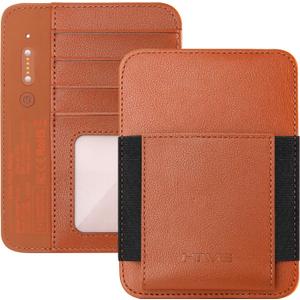 Passport Holder with Find My, RFID Leather Minimalist for Travel, Fit 4 Cards & 2 Passport