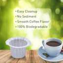 Haetyly 1 Pack Reusable K Cup with 100 Count Paper Coffee Filters for Keurig 1.0 and 2.0 Coffee Makers