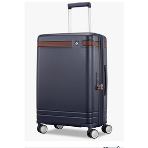Virtuosa Hardside 21 Inch Carry On Luggage - Airline Approved with 360° Spinner Wheels, RightHeight™ Adjustable Handle - Zippered WetPak™ - TSA Lock - Expandable Light Polycarbonate Shell - Navy
