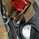 Fill-Rite FR152 Piston Hand Pump with Hose & Nozzle Spout, Red