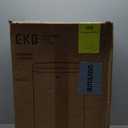 EKO Madison Matte Black 50 Liter/13.2 Gallon Step Trash Can with Inner Liner - Fingerprint Resistant Finish