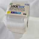 Lock Box Single Compartment Meal Prep Container Microwave Safe Dishwasher Safe Freezer Safe 20 Piece Sets (Pack of 2) 4 Cups/940 mL