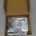 Mini Projector Ceiling Mount Stand Adjustable Wall Mount Hanger Bracket for Mini Projector with 2 Free Adapters, White PR14MINIW