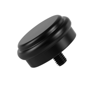 Finials for Curtain Rods 1 Inch or 7/8 Inch, Drapery Rod Ends, Black Replacement End Cap Only with M6 Standard Screw
