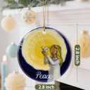 Peace Angel Christmas Ornament, Christmas Tree Ornaments, Keepsake Ornaments, Holiday Decor, Peace Gift, Holiday or Xmas Gifts, Gifts for Friends and Family