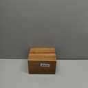 Tampon Holder for Bathroom Decor, Acacia Wood Feminine Product Organizer with Lid, Shark Week Tampon Storage, Pad and Tampon Organizer