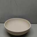 Large Resin Pedestal Decorative Bowl - Modern Handicraft Bowls for Home Decor - Fruit Bowl for Kitchen Counter - Key Bowl for Entryway Table,Artificial Stone Beige