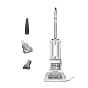 Shark | Upright Vacuum Cleaner | Navigator Lift-Away | Swivel Steering | HEPA Filter | Vacuum for Pet Hair | Crevice Tool & Dusting Brush Included | For Carpets & Hard Floors | White/ Silver | NV356E