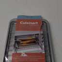Cuisinart AMB-TOBPRK Toaster Oven Broiling Pan w/ Rack, silver, 11.2"(l) x 8.6"(w) x 0.06"(h)