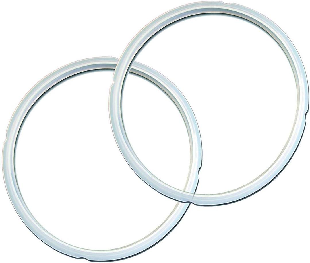 Instant Pot Sealing Ring Mini 3-Qt, Inner Pot Seal Ring, Electric Pressure Cooker Accessories, Non-Toxic, BPA-Free, Replacement Parts, Clear, 2 Count ( Pack of 1)