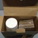 RACETOP 12 oz 50 pack Disposable Paper Coffee Cups with Lids and Sleeves