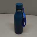 Insulated Water Bottle with Strap,18 oz Double Wall Stainless Steel Vacuum Bottles Metal Water Flask,Indigo Black