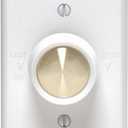 Leviton Full Range Variable Fan Speed Control, 120 Vac, 60 Hz, 5 A, Switch, 612-6616-W, White