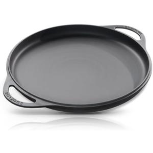COOKLIFE 12 Inch Lightweight Pre-Seasoned Cast Iron Griddle - Smooth Polished Surface, Easy to Clean Cast Iron skillets Use in the Oven, on the Stove or Grill, Over a Campfire (14.8" x 12" x 1")
