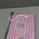 TopPerfekt Case for iPad 11th (A16) 11-inch 2025/10th Generation 10.9-inch 2022, Stripes [Auto Wake/Sleep] with Pencil Holder, Clear Transparent Back Shell Slim Stand Shockproof Tablet Cover- Pink