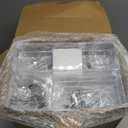 SMARTAKE 22-Piece Drawer Organizer with Non-Slip Silicone Pads, 4-Size Clear Desk Drawer Organizer Trays Storage Tray for Makeup, Jewelries, Utensils in Bedroom Dresser, Office and Kitchen, Clear (Large)