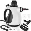 Handheld Steam Cleaner for Home - Pressurized Handheld Steamer for Cleaning with High Pressure, Chemical-Free Multi-Purpose Portable Deep Steam Cleaner for Cleaning Windows, Couch(White)